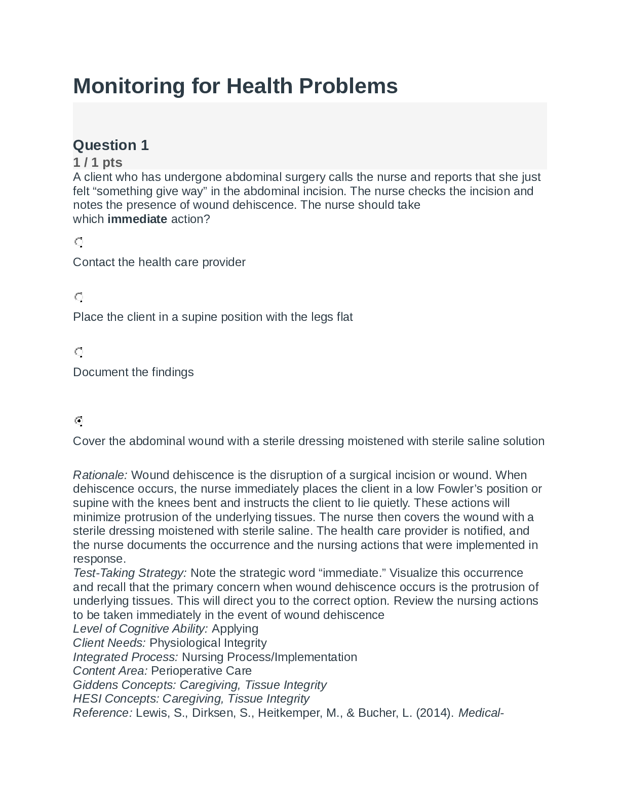 Preview image for NURSING NCLEX Module 9 Exam Questions and Answers LATEST 2022-2023